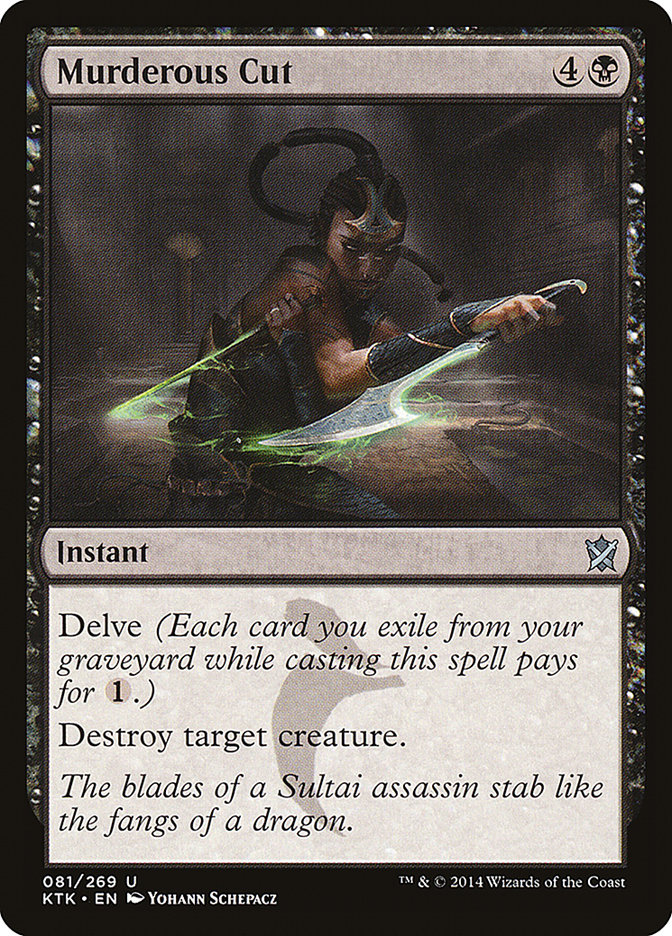 Murderous Cut [Khans of Tarkir] | Card Merchant Takapuna