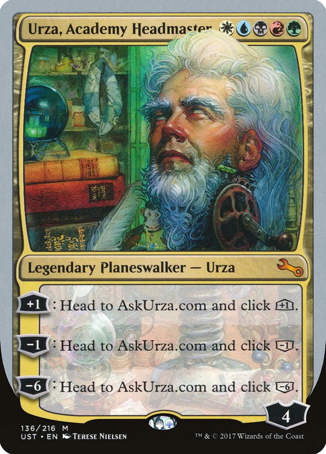 Urza, Academy Headmaster [Unstable] | Card Merchant Takapuna