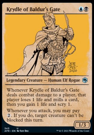 Krydle of Baldur's Gate (Showcase) [Dungeons & Dragons: Adventures in the Forgotten Realms] | Card Merchant Takapuna