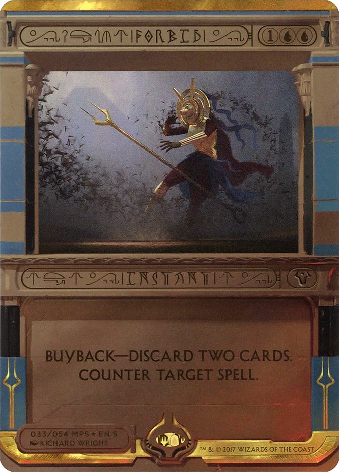 Forbid (Invocation) [Amonkhet Invocations] | Card Merchant Takapuna