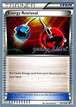 Energy Retrieval (92/114) (CMT - Zachary Bokhari) [World Championships 2012] | Card Merchant Takapuna