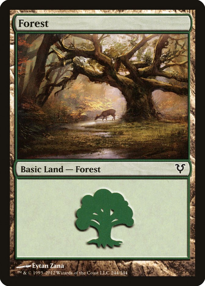 Forest (244) [Avacyn Restored] | Card Merchant Takapuna