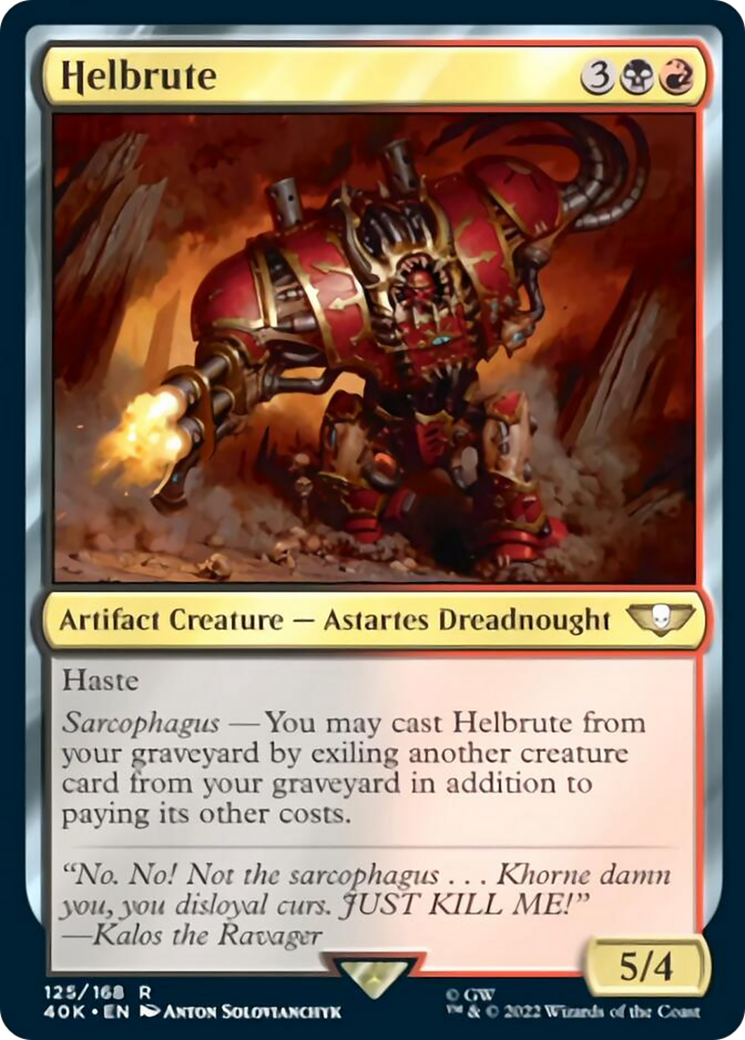 Helbrute (Surge Foil) [Warhammer 40,000] | Card Merchant Takapuna