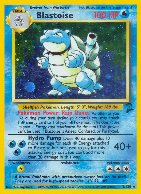 Blastoise (2/130) [Base Set 2] | Card Merchant Takapuna