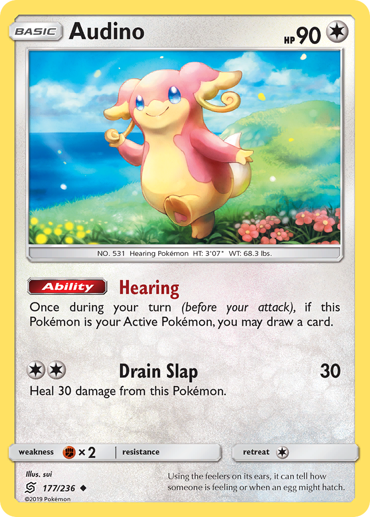 Audino (177/236) [Sun & Moon: Unified Minds] | Card Merchant Takapuna