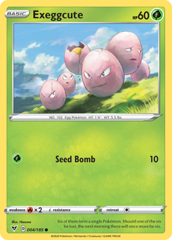 Exeggcute (004/185) [Sword & Shield: Vivid Voltage] | Card Merchant Takapuna