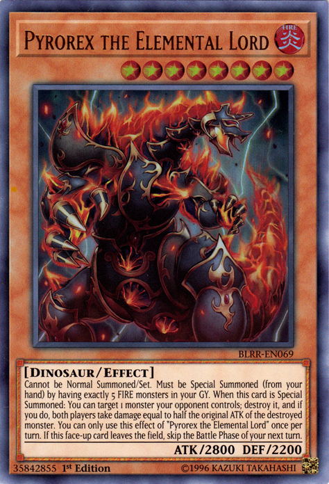 Pyrorex the Elemental Lord [BLRR-EN069] Ultra Rare | Card Merchant Takapuna