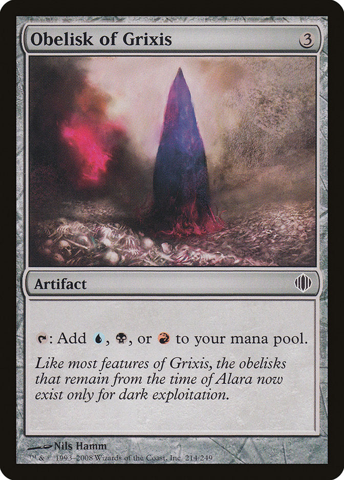 Obelisk of Grixis [Shards of Alara] | Card Merchant Takapuna