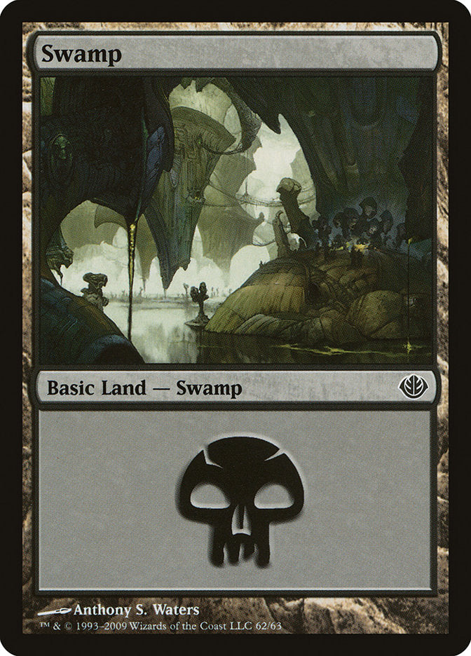 Swamp (62) [Duel Decks: Garruk vs. Liliana] | Card Merchant Takapuna