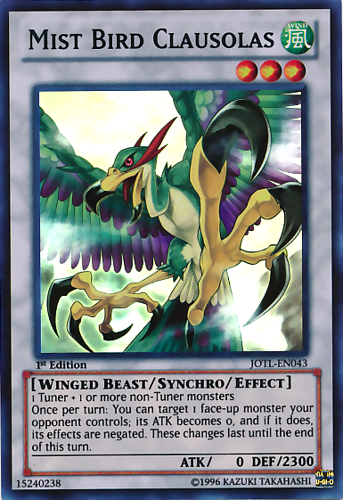 Mist Bird Clausolas [JOTL-EN043] Super Rare | Card Merchant Takapuna