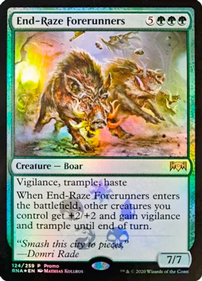 End-Raze Forerunners [Ravnica Allegiance Promos] | Card Merchant Takapuna