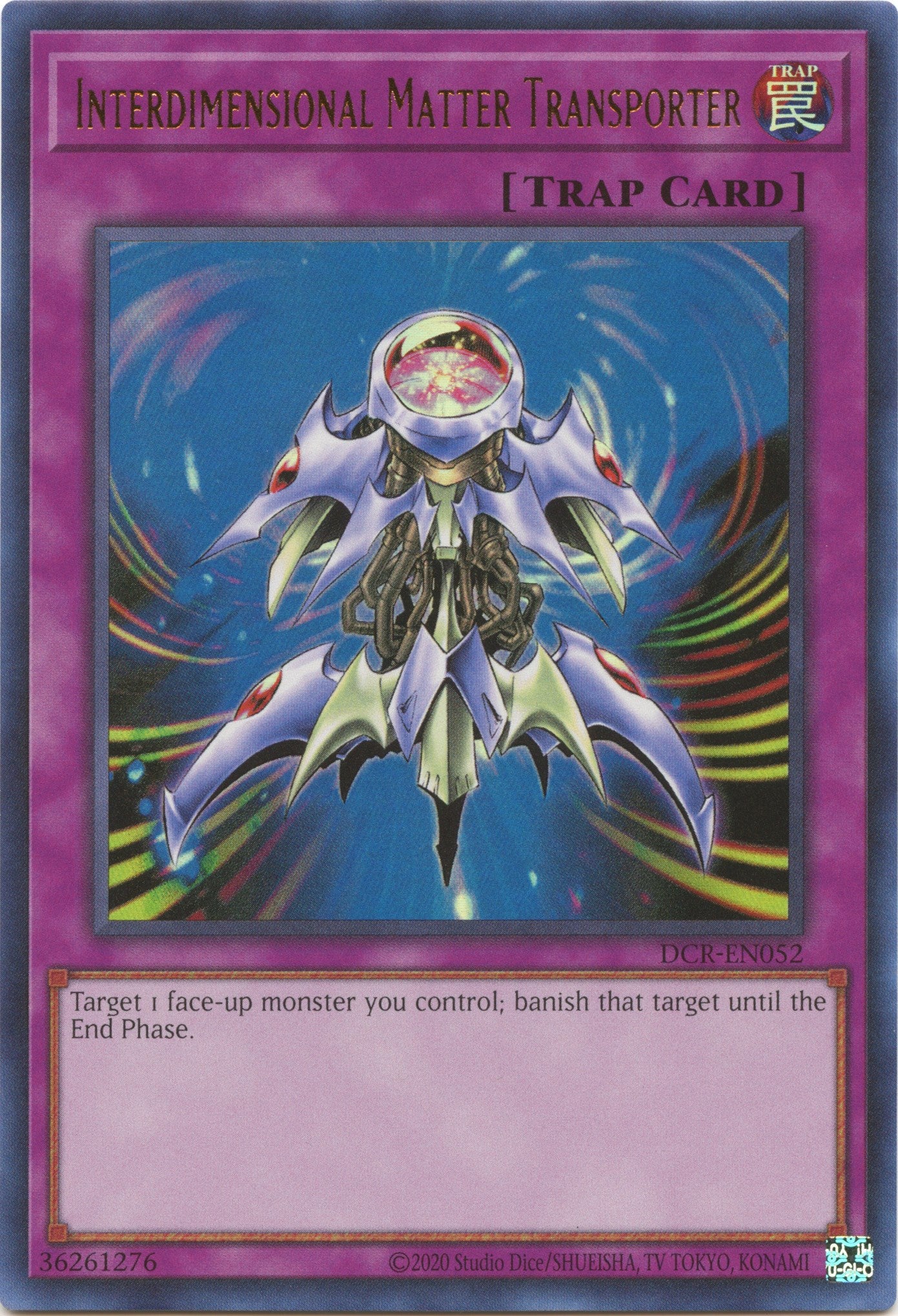 Interdimensional Matter Transporter (25th Anniversary) [DCR-EN052] Ultra Rare | Card Merchant Takapuna