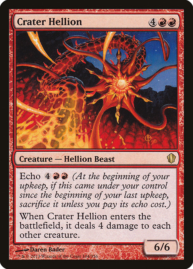 Crater Hellion [Commander 2013] | Card Merchant Takapuna