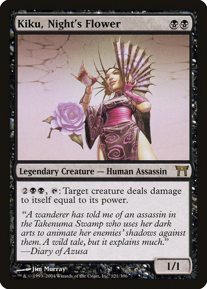 Kiku, Night's Flower [Champions of Kamigawa] | Card Merchant Takapuna