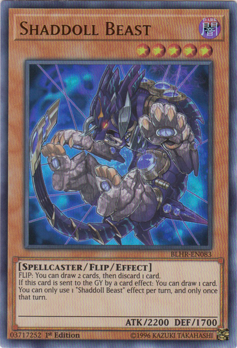 Shaddoll Beast [BLHR-EN083] Ultra Rare | Card Merchant Takapuna