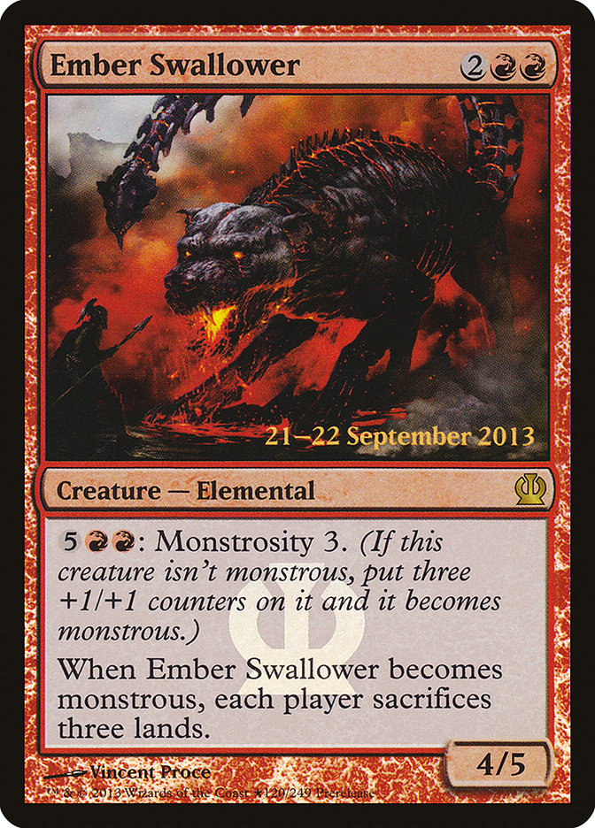 Ember Swallower [Theros Prerelease Promos] | Card Merchant Takapuna