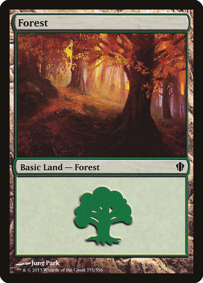 Forest (355) [Commander 2013] | Card Merchant Takapuna