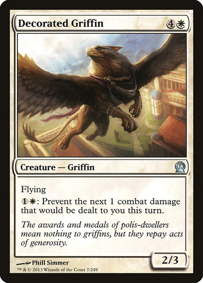 Decorated Griffin [Theros] | Card Merchant Takapuna