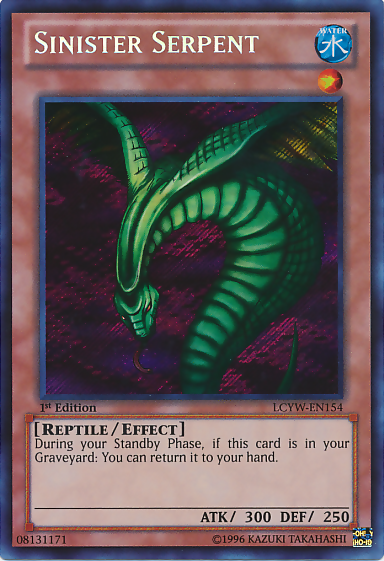 Sinister Serpent [LCYW-EN154] Secret Rare | Card Merchant Takapuna