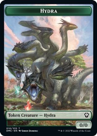 Snake // Hydra Double-Sided Token [Dominaria United Commander Tokens] | Card Merchant Takapuna