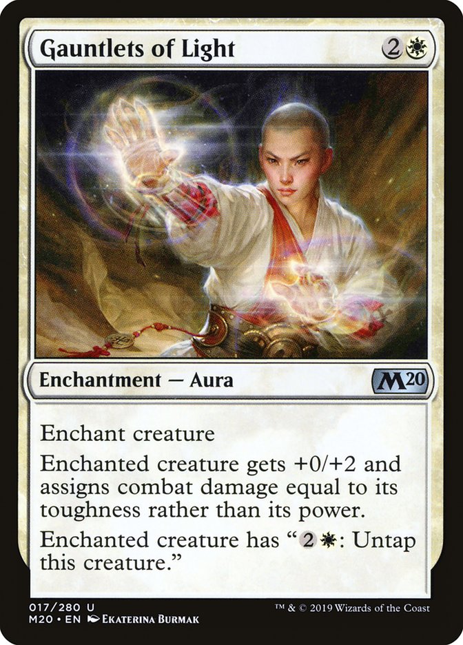 Gauntlets of Light [Core Set 2020] | Card Merchant Takapuna