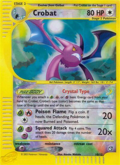 Crobat (10/12) [Box Topper] | Card Merchant Takapuna