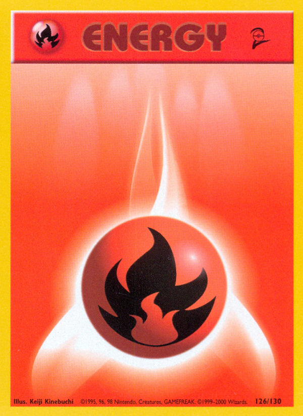 Fire Energy (126/130) [Base Set 2] | Card Merchant Takapuna