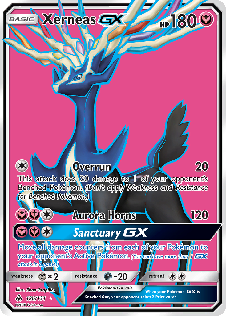 Xerneas GX (126/131) [Sun & Moon: Forbidden Light] | Card Merchant Takapuna