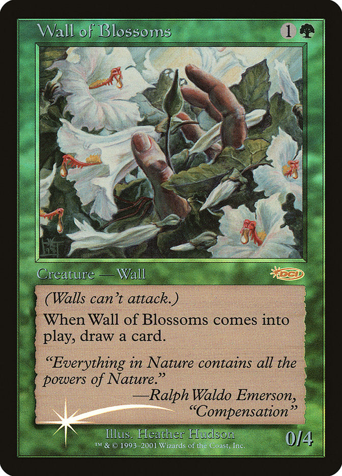 Wall of Blossoms [Friday Night Magic 2002] | Card Merchant Takapuna