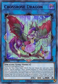 Crossrose Dragon (Blue) [LDS2-EN114] Ultra Rare | Card Merchant Takapuna