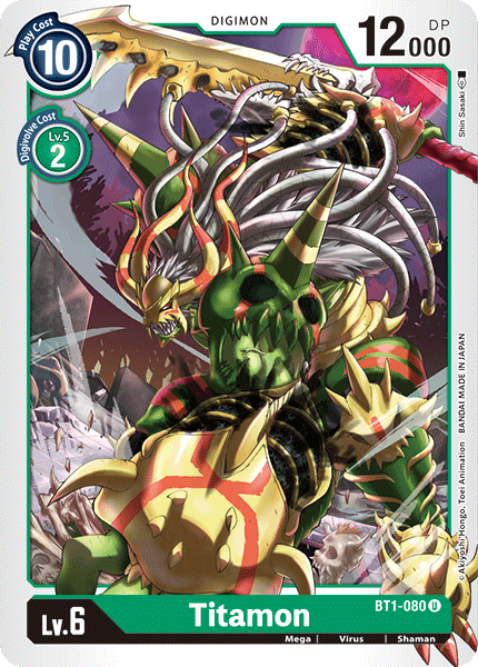 Titamon [BT1-080] [Release Special Booster Ver.1.0] | Card Merchant Takapuna