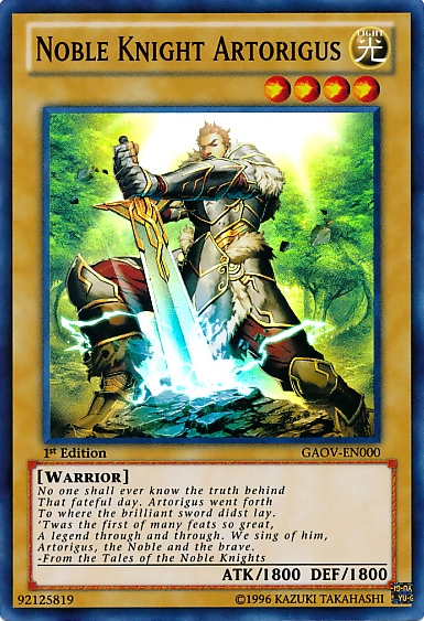 Noble Knight Artorigus [GAOV-EN000] Super Rare | Card Merchant Takapuna