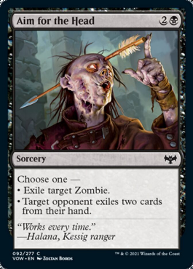 Aim for the Head [Innistrad: Crimson Vow] | Card Merchant Takapuna