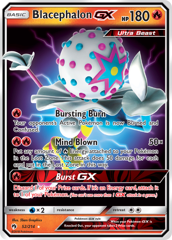 Blacephalon GX (52/214) [Sun & Moon: Lost Thunder] | Card Merchant Takapuna