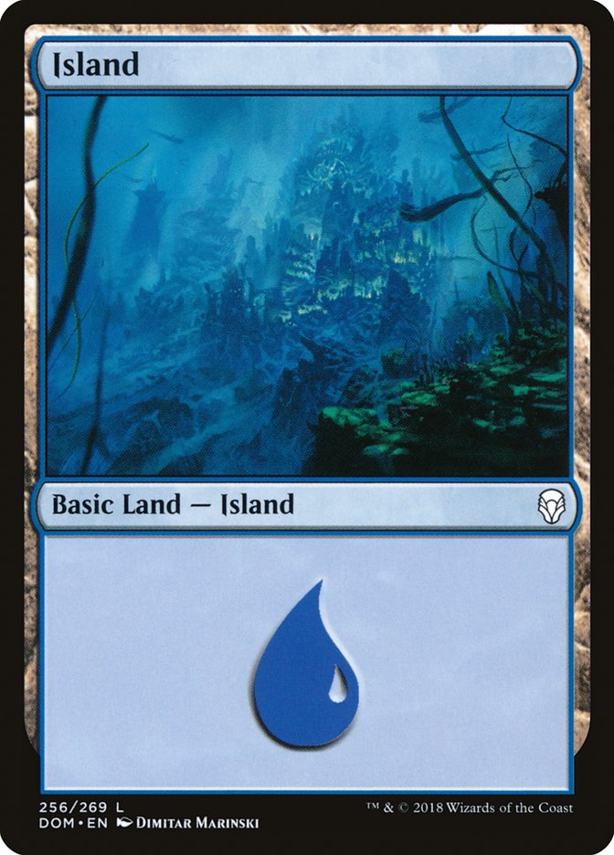 Island (256) [Dominaria] | Card Merchant Takapuna