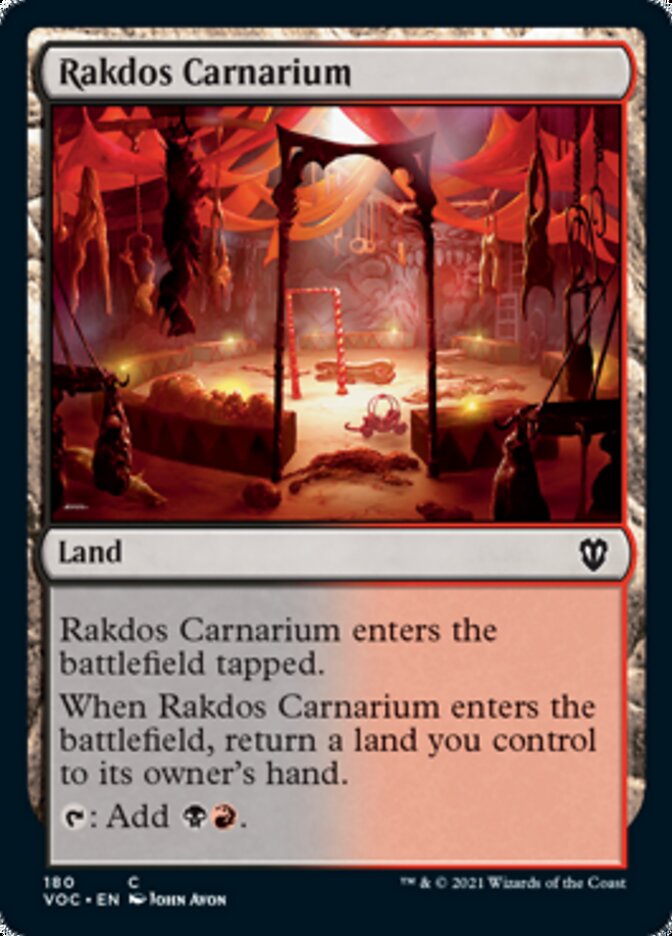 Rakdos Carnarium [Innistrad: Crimson Vow Commander] | Card Merchant Takapuna