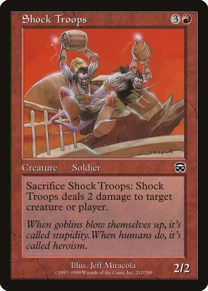 Shock Troops [Mercadian Masques] | Card Merchant Takapuna