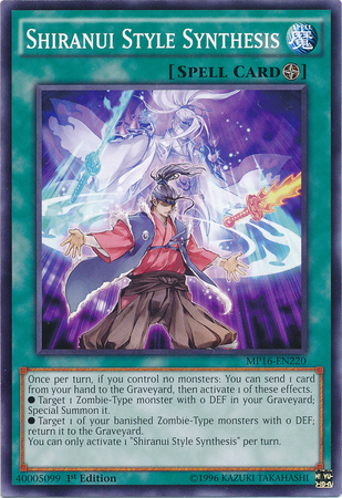 Shiranui Style Synthesis [MP16-EN220] Common | Card Merchant Takapuna