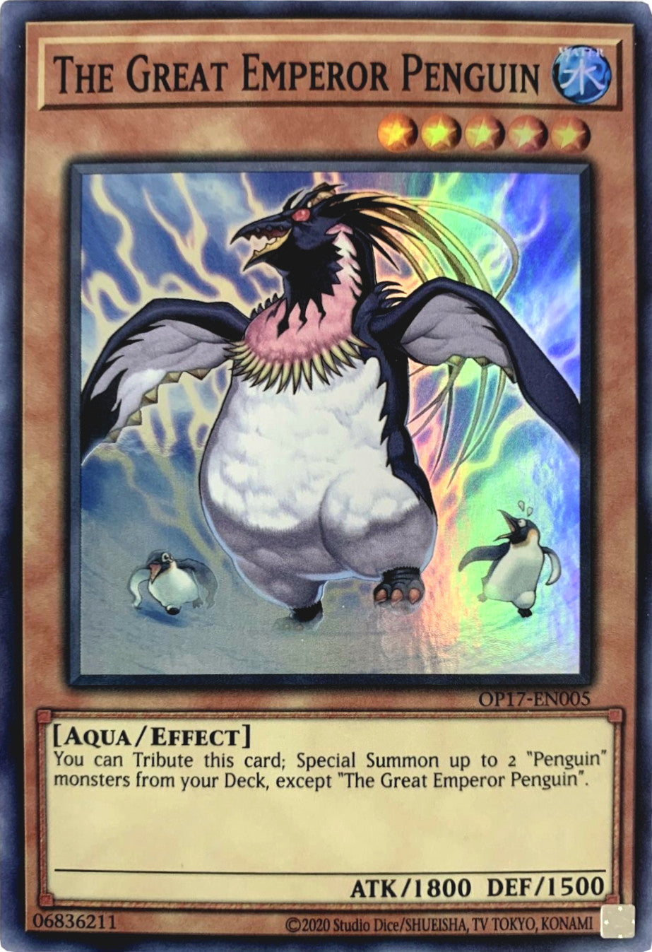 The Great Emperor Penguin [OP17-EN005] Super Rare | Card Merchant Takapuna