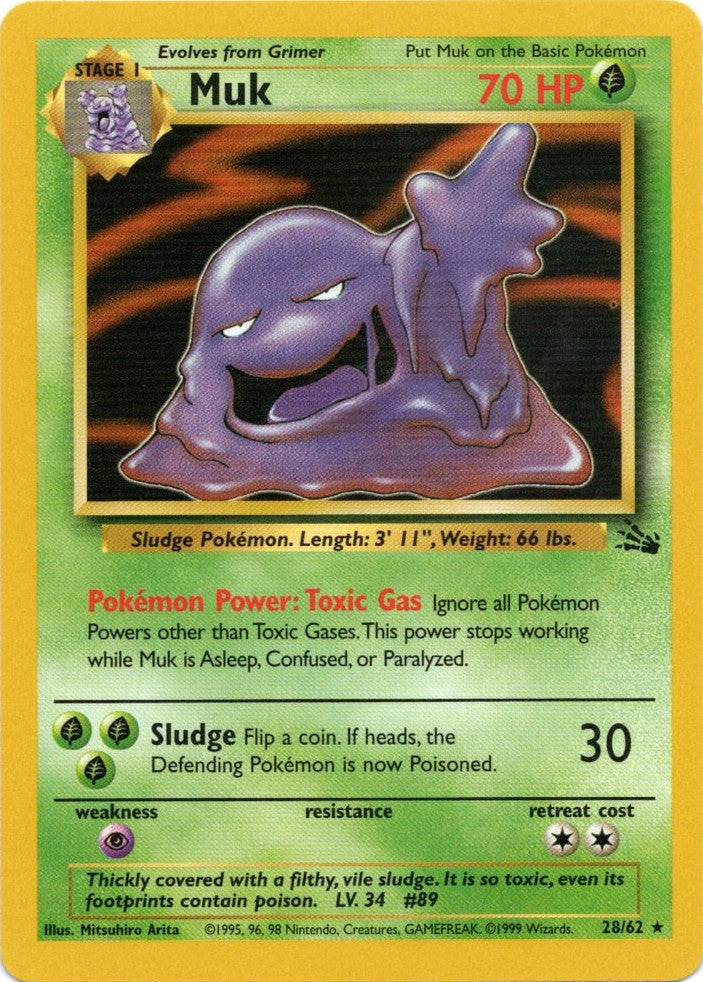 Muk (28/62) [Fossil Unlimited] | Card Merchant Takapuna