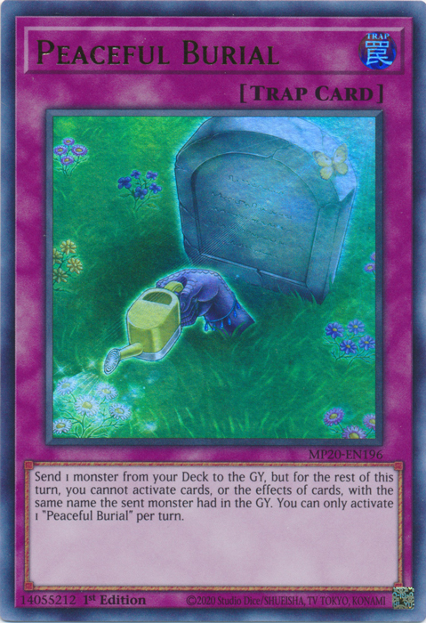 Peaceful Burial [MP20-EN196] Ultra Rare | Card Merchant Takapuna