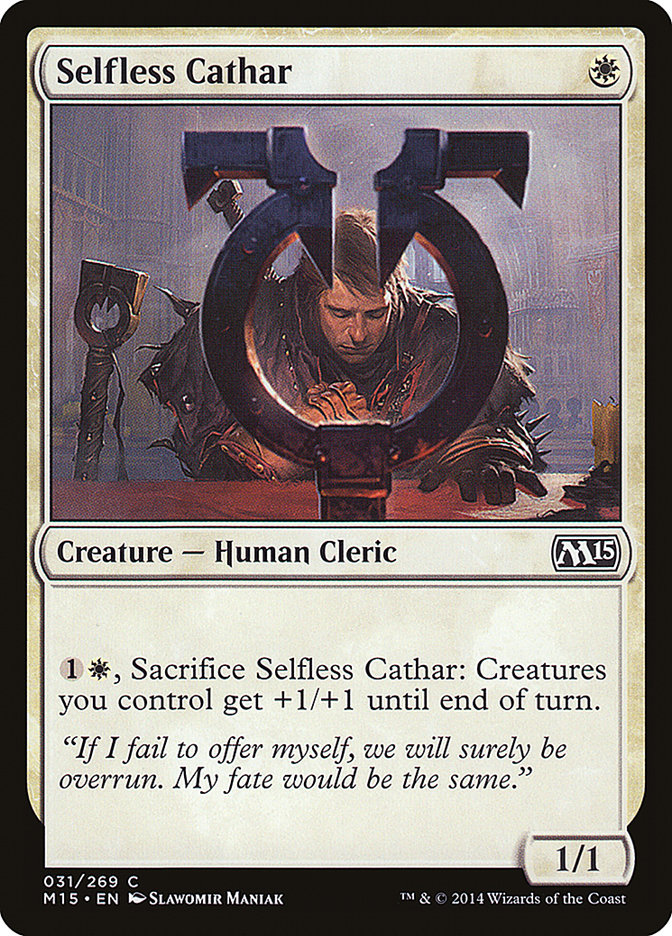 Selfless Cathar [Magic 2015] | Card Merchant Takapuna