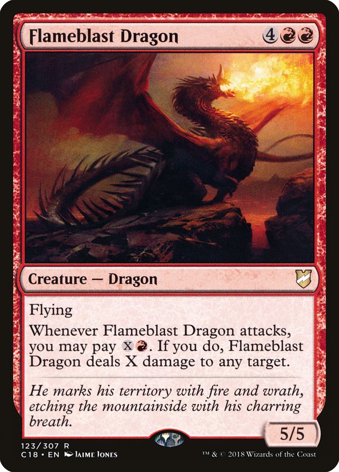 Flameblast Dragon [Commander 2018] | Card Merchant Takapuna