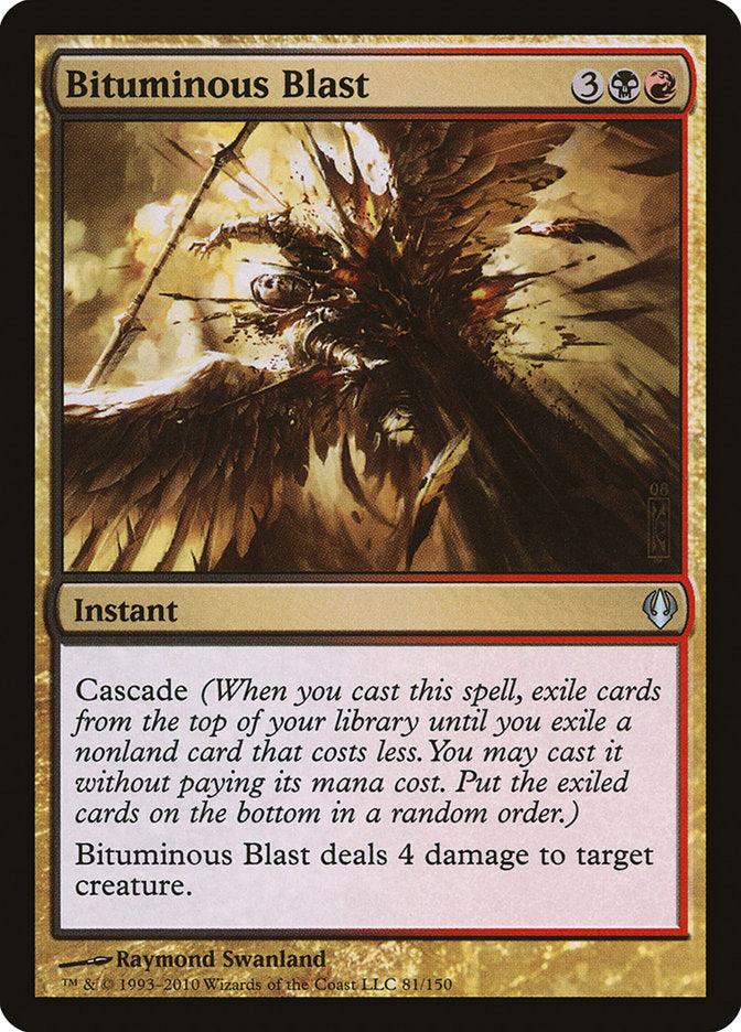 Bituminous Blast [Archenemy] | Card Merchant Takapuna