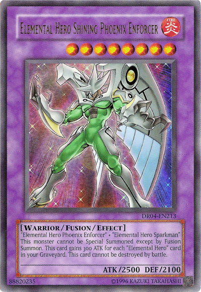 Elemental HERO Shining Phoenix Enforcer [DR04-EN213] Ultra Rare | Card Merchant Takapuna