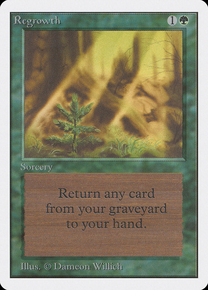 Regrowth [Unlimited Edition] | Card Merchant Takapuna