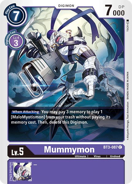 Mummymon [BT3-087] [Release Special Booster Ver.1.5] | Card Merchant Takapuna