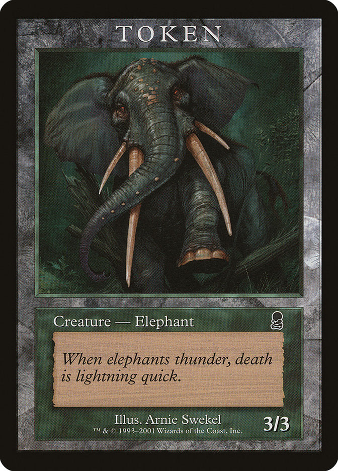 Elephant Token [Magic Player Rewards 2002] | Card Merchant Takapuna