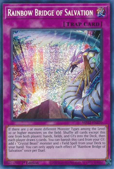 Rainbow Bridge of Salvation [MP22-EN270] Prismatic Secret Rare | Card Merchant Takapuna