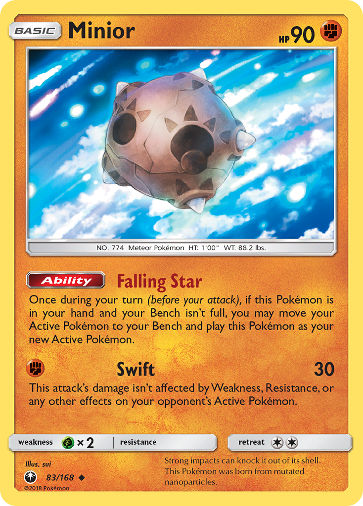 Minior (83/168) [Sun & Moon: Celestial Storm] | Card Merchant Takapuna